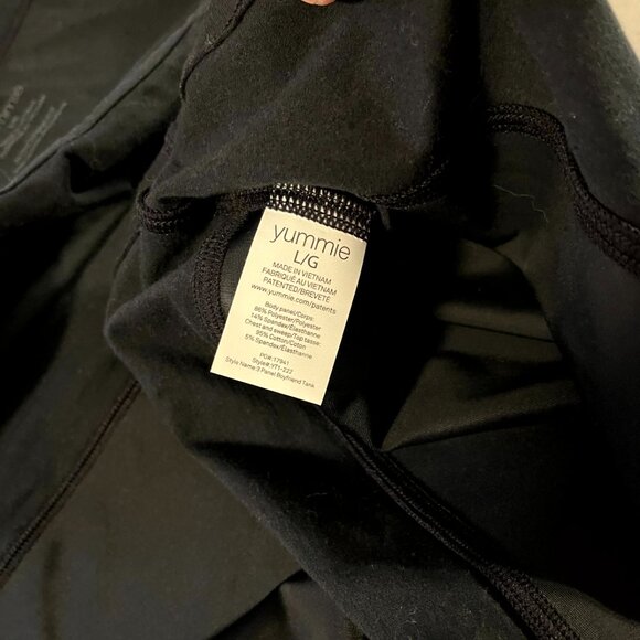 NWT  Yummie Tummie Womens Shapewear Tank Top 3 Panel Black Holds in Tummy Size L - Picture 7 of 7